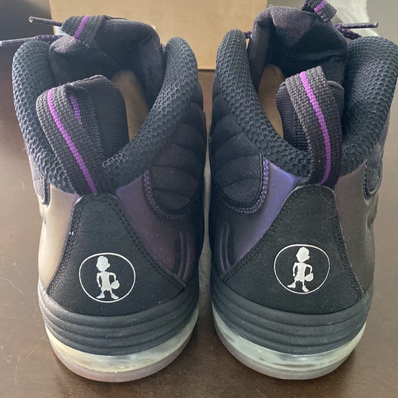 🍆 2010 Nike Air 1/2 Cent Eggplant PENNY HARDAWAY - Mens 9.5 DEADSTOCK 🍆 - Picture 7 of 14